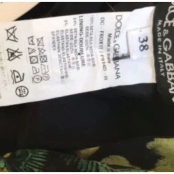NWOT Dolce&gabbana Floral Print Silk Gown Size 38 - Picture 4 of 9